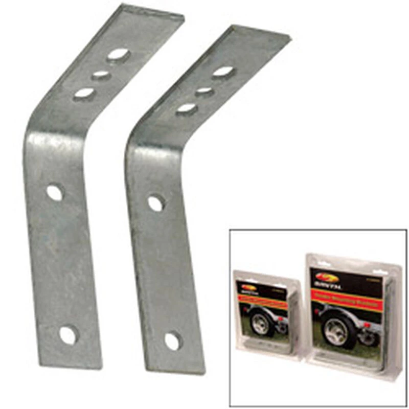 C E SMITH Round Galvanized Steel Fenders Brackets 3 C E SMITH Round Galvanized Steel Fenders Brackets