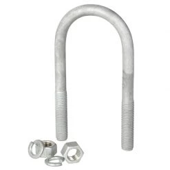 C E SMITH Galvanized Round U-Bolts