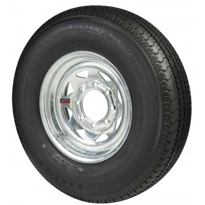 C E SMITH ST235/80R16C Radial Trailer Tire for 16 X 8 Galvanized Spoke Rim 8 X 6 1/2 Bolt Pattern 3 C E SMITH ST235/80R16C Radial Trailer Tire for 16 X 8 Galvanized Spoke Rim 8 X 6 1/2 Bolt Pattern