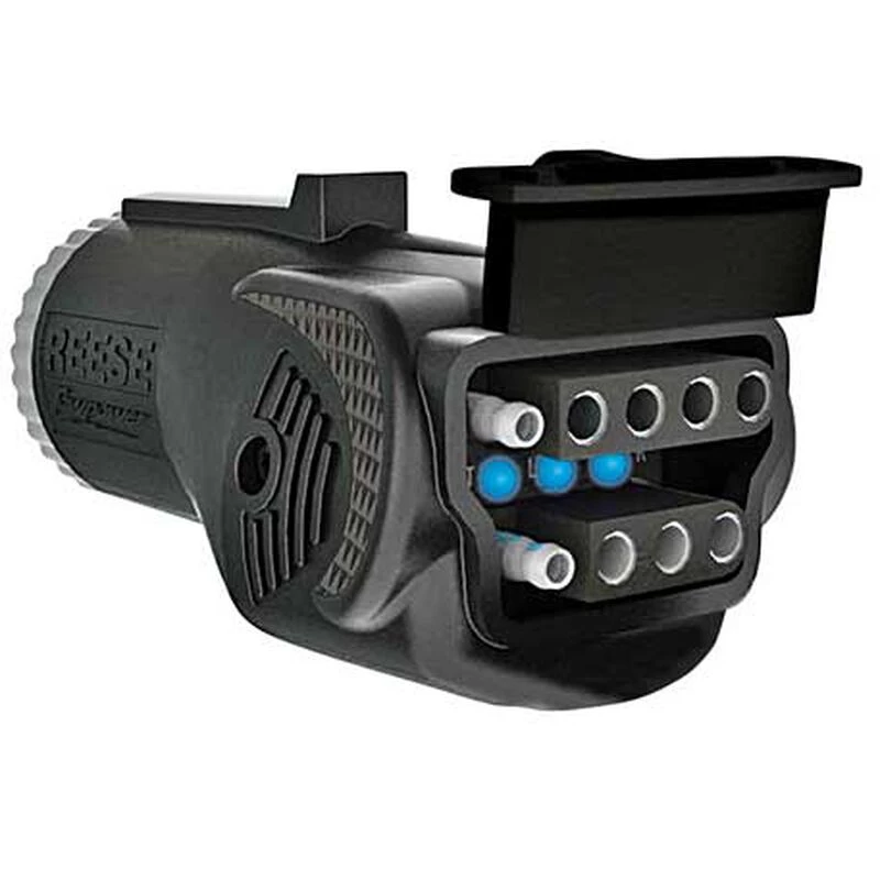 REESE Adapter 7-Blade to 5 & 4-Flat with LED Circuit Tester 2 REESE Adapter 7-Blade to 5 & 4-Flat with LED Circuit Tester