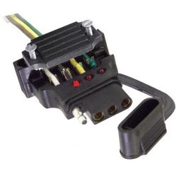 HOPKINS MANUFACTURING Endurance™ Trailer Connector, 4-Pin Flat Quick-Fix™