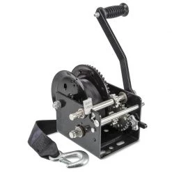 WEST MARINE 2600 lb. Two Speed Manual Trailer Winch with Strap