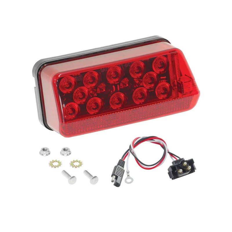 WESBAR 7-Function Waterproof Wrap-Around LED Taillights, Right/Curbside, for Trailers Over 80" 3 WESBAR 7-Function Waterproof Wrap-Around LED Taillights, Right/Curbside, for Trailers Over 80"