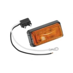 WESBAR 2" LED Amber Marker/Clearance Light with Base and Connector