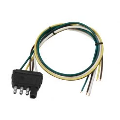 WESBAR 4-Flat Connector Harness - Trailer End