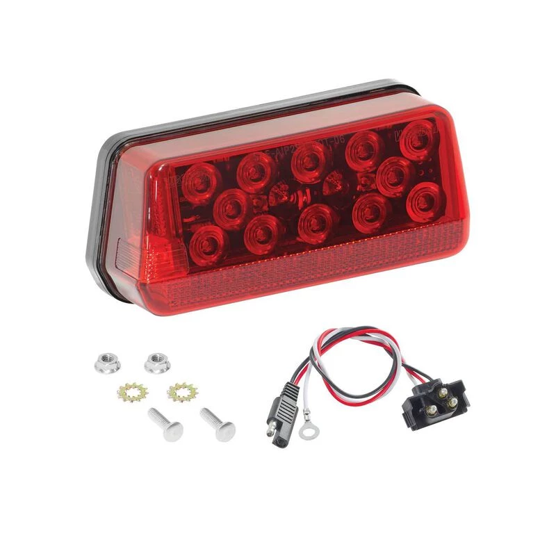 WESBAR 8-Function LED Waterproof Wrap-Around Taillights, Left/Roadside, for Trailers Over 80" 3 WESBAR 8-Function LED Waterproof Wrap-Around Taillights, Left/Roadside, for Trailers Over 80"