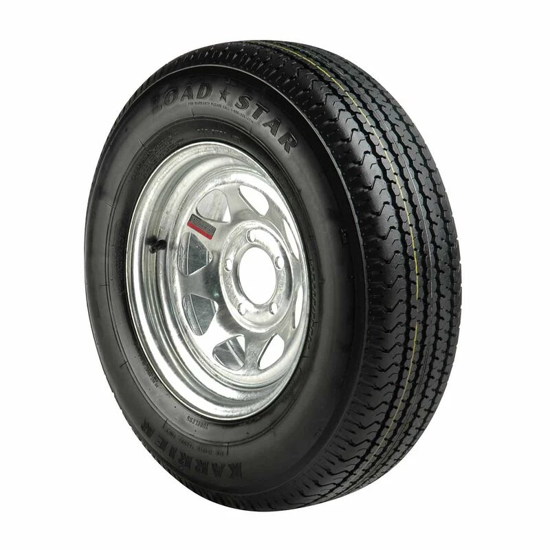 C E SMITH ST215/75 R 14 Radial Tire and Galvanized Spoke Rim with 5 x 4.5 Bolt Patern 3 C E SMITH ST215/75 R 14 Radial Tire and Galvanized Spoke Rim with 5 x 4.5 Bolt Patern