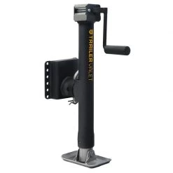 TRAILER VALET Side Bracket Mounted Drill Jack, 5,000 lb