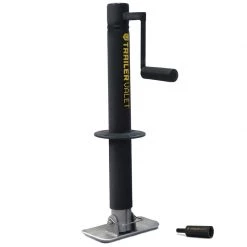 TRAILER VALET Center Mounted Drill Jack, 2,000 lb