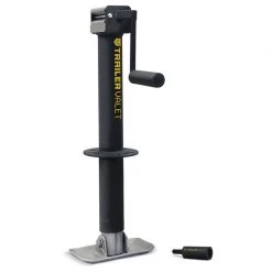 TRAILER VALET Center Mounted Drill Jack, 5,000 lb