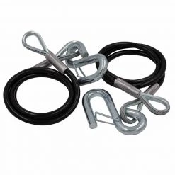 C E SMITH Trailer Safety Cables, 3,500 lbs.