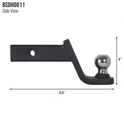 TRAILER VALET Blackout Series 6,000 lbs Ball Mount, 2" Ball , 4" Drop -Boat Trailering Sales Store 20308391 7 1500.04052021080226