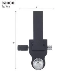 TRAILER VALET Blackout Series 8,000 lbs/10,000 lbs Adjustable Drop Hitch, 2" & 2-5/16" Ball, 0-4" Drop -Boat Trailering Sales Store 20308417 7 1500.04052021080316