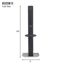 TRAILER VALET Blackout Series 2,000 lb. Side Wind A-Frame Center Mount Jack, 15" Travel -Boat Trailering Sales Store 20308474 6 1500.04052021023046