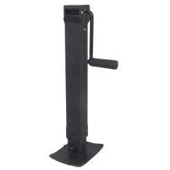 TRAILER VALET Blackout Series 7,000 lb. Side Wind Jack, Direct Weld, 15" Travel