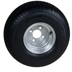 C E SMITH 215/60 R 8 Bias Ply Tire and Galvanized Rim with 4 x 4 Bolt Pattern