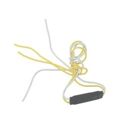 SIERRA Trailer Connectors - 2 Pole Polarized - Flat with 12" Wires on each half