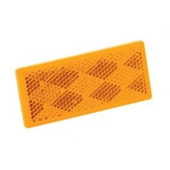 WESBAR Amber Reflector with Adhesive Back
