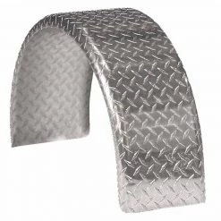 C E SMITH Round Aluminum Treadplate Trailer Fenders