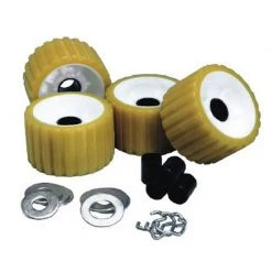 C E SMITH Thermo-Plasticized Rubber Ribbed Roller Kit