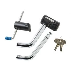 MASTER LOCK Lock and Adjustable Coupler Latch Lock Package