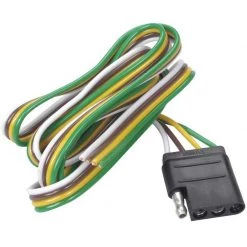WEST MARINE Trailer Light Connector - 4-Pin Flat Vehicle Connector 48" Tow End